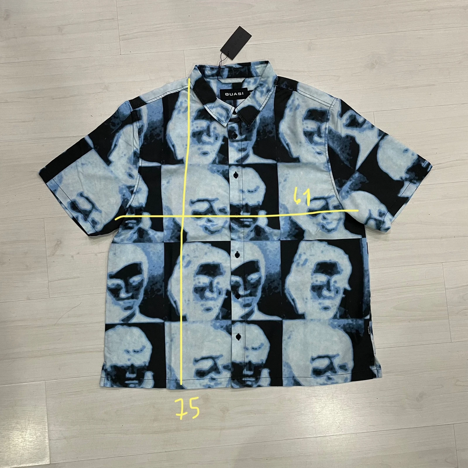 Quasi Skateboards - Guise buttom Up Shirt (Blue) – photo 2